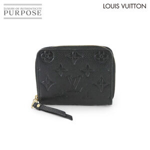 Louis Vuitton Empreinte Zippy Wallet Coin Leather Noir Black